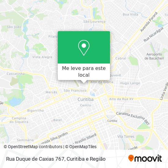 Rua Duque de Caxias 767 mapa