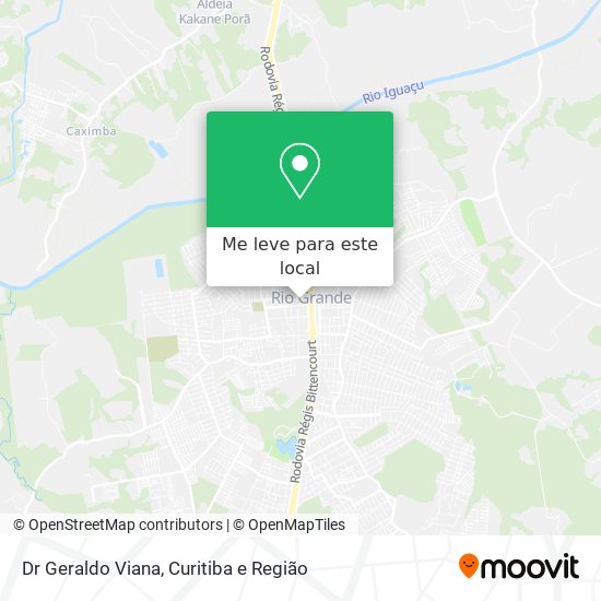 Dr Geraldo Viana mapa