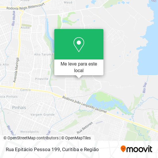 Rua Epitácio Pessoa 199 mapa