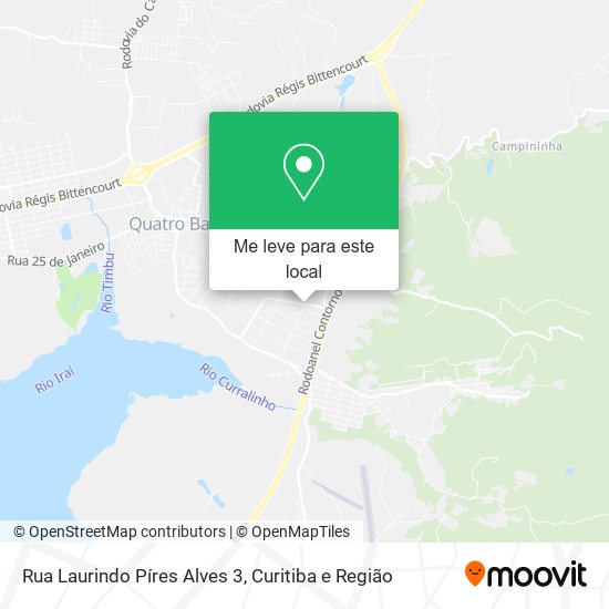 Rua Laurindo Píres Alves 3 mapa