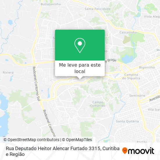 Rua Deputado Heitor Alencar Furtado 3315 mapa