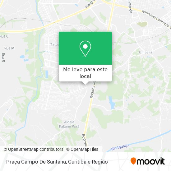 Praça Campo De Santana mapa