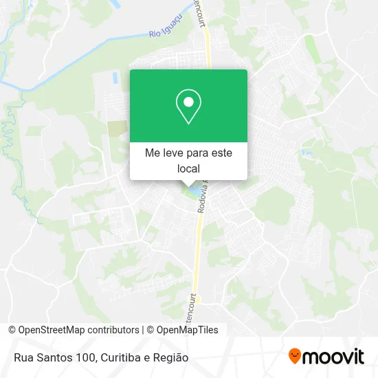 Rua Santos 100 mapa