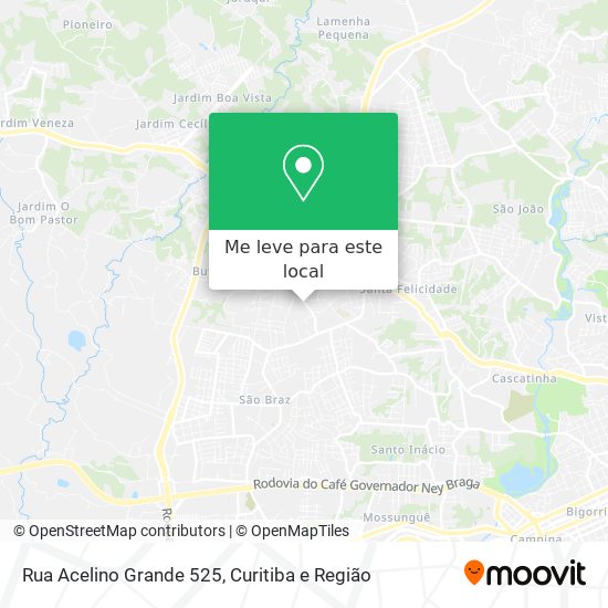 Rua Acelino Grande 525 mapa