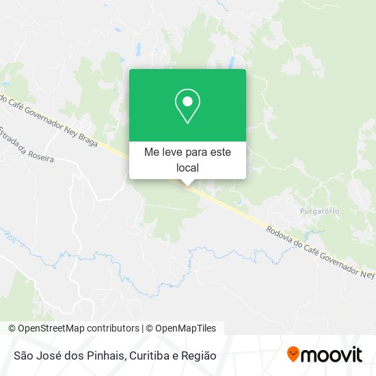 São José dos Pinhais mapa
