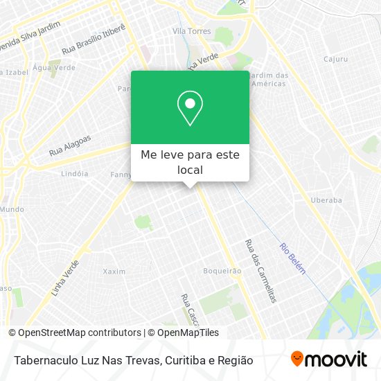 Tabernaculo Luz Nas Trevas mapa