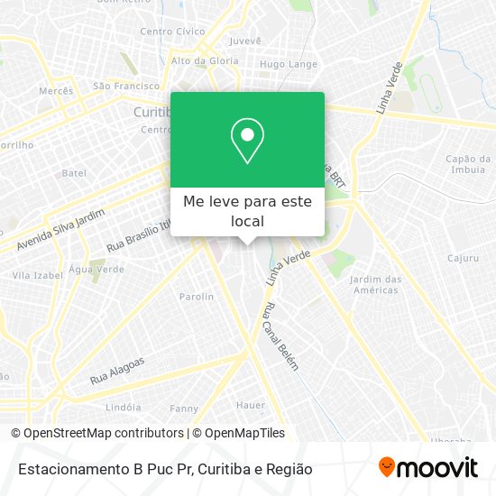 Estacionamento B Puc Pr mapa
