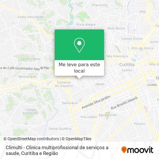 Climulti - Clinica multiprofissional de serviços a saude mapa