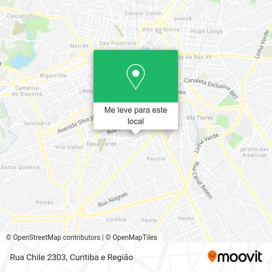 Rua Chile 2303 mapa
