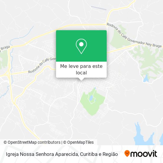 Igreja Nossa Senhora Aparecida mapa