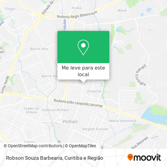 Robson Souza Barbearia mapa