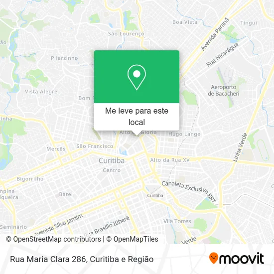 Rua Maria Clara 286 mapa