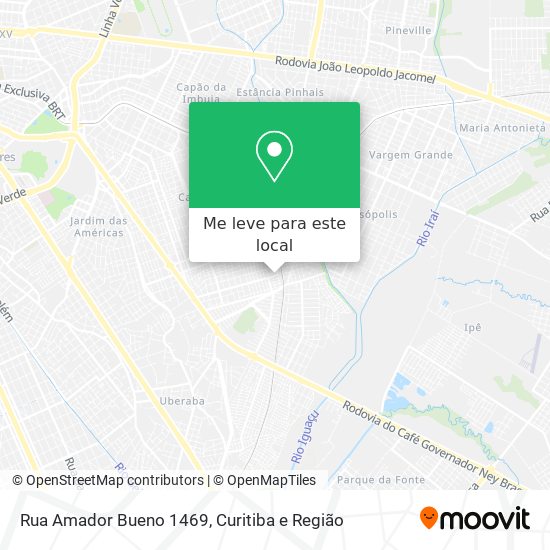 Rua Amador Bueno 1469 mapa