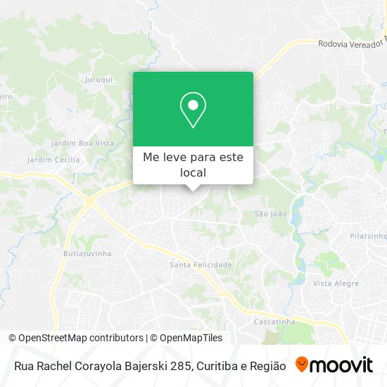 Rua Rachel Corayola Bajerski 285 mapa