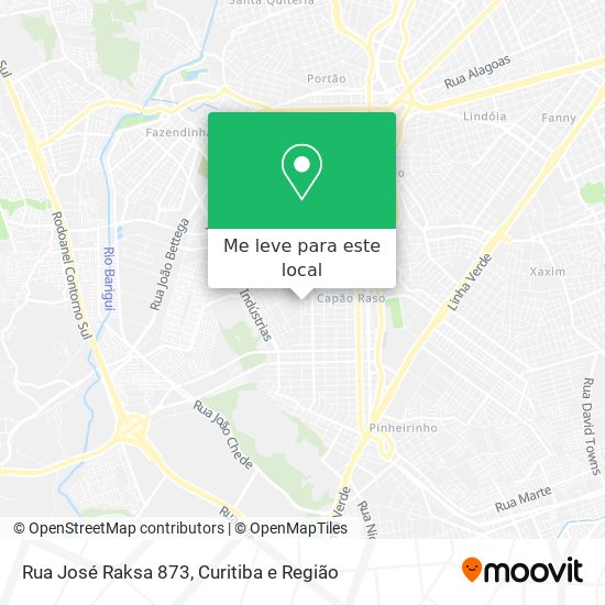 Rua José Raksa 873 mapa