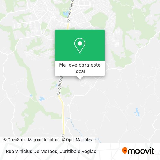 Rua Vinicius De Moraes mapa