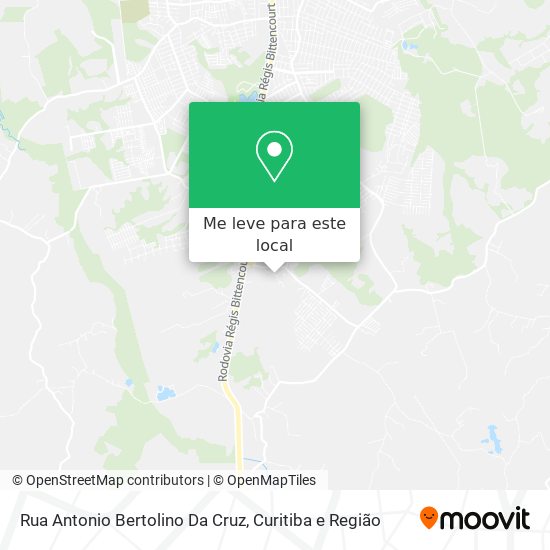Rua Antonio Bertolino Da Cruz mapa