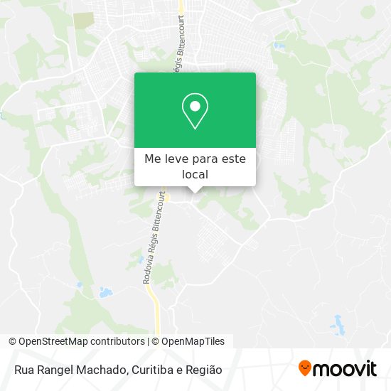 Rua Rangel Machado mapa