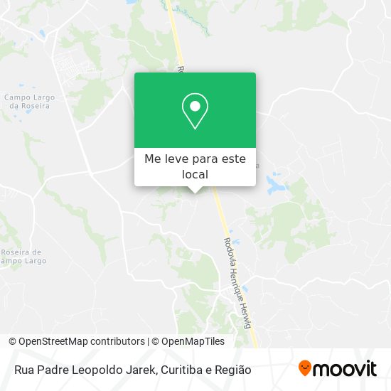 Rua Padre Leopoldo Jarek mapa