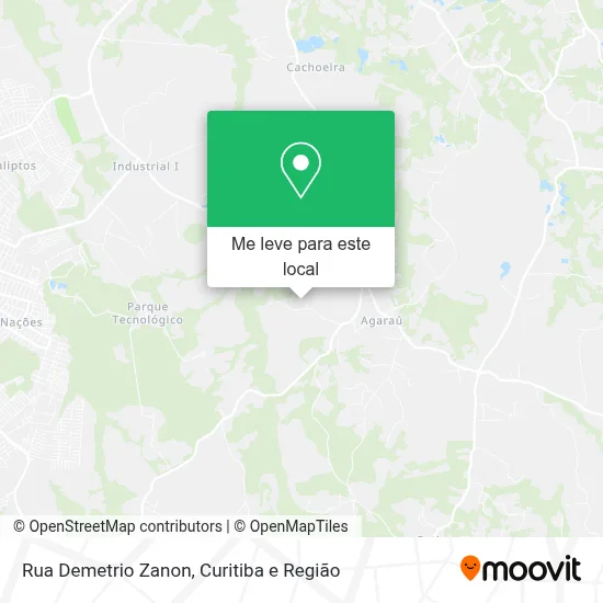 Rua Demetrio Zanon mapa