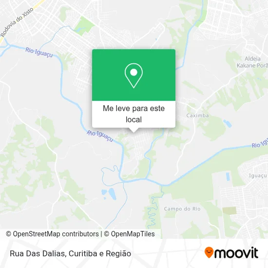 Rua Das Dalias mapa