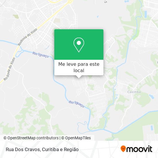 Rua Dos Cravos mapa