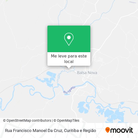Rua Francisco Manoel Da Cruz mapa