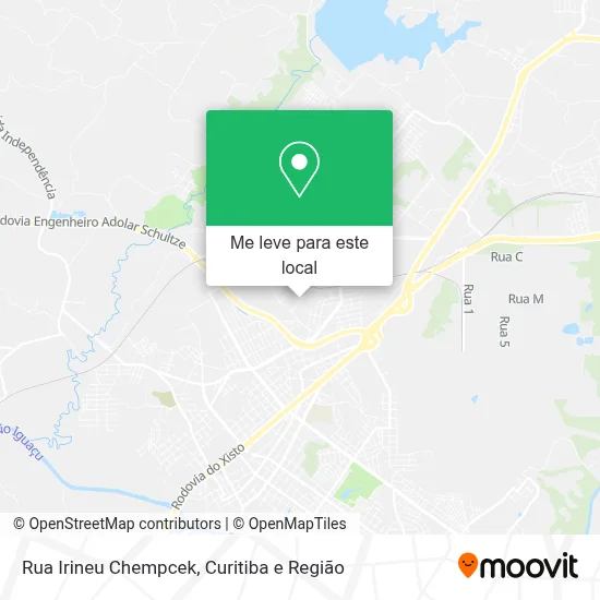 Rua Irineu Chempcek mapa