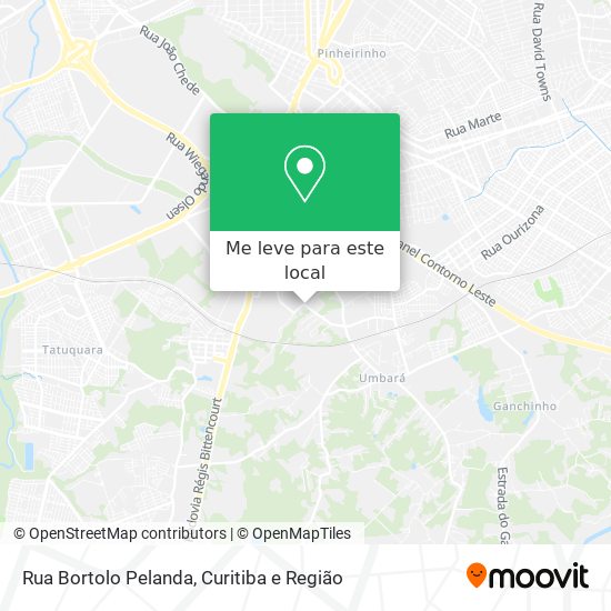Rua Bortolo Pelanda mapa