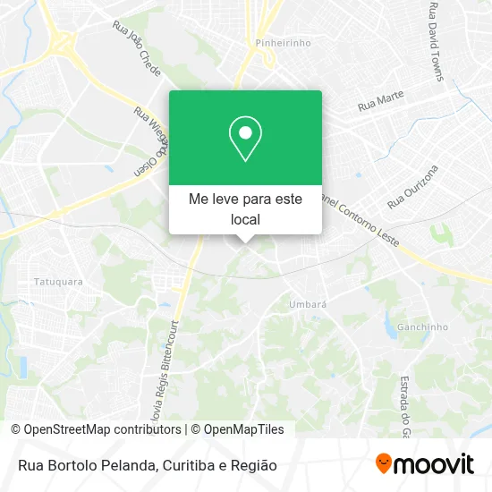 Rua Bortolo Pelanda mapa