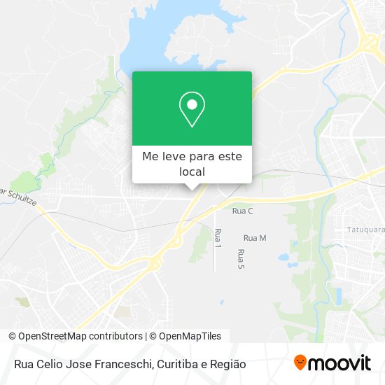 Rua Celio Jose Franceschi mapa