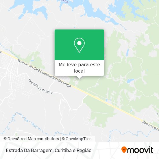 Estrada Da Barragem mapa