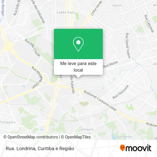 Rua. Londrina mapa