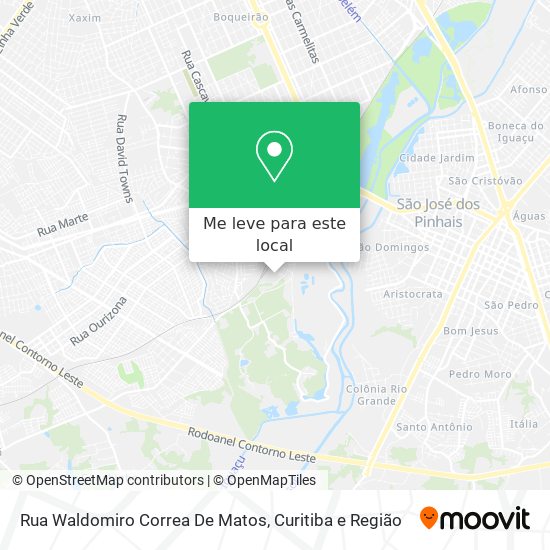 Rua Waldomiro Correa De Matos mapa