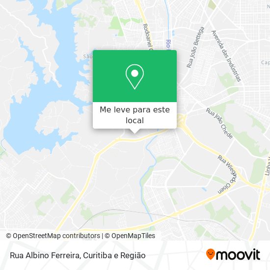 Rua Albino Ferreira mapa