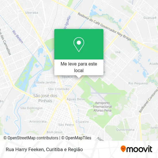 Rua Harry Feeken mapa