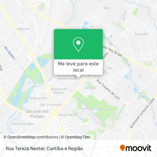 Rua Tereza Nester mapa