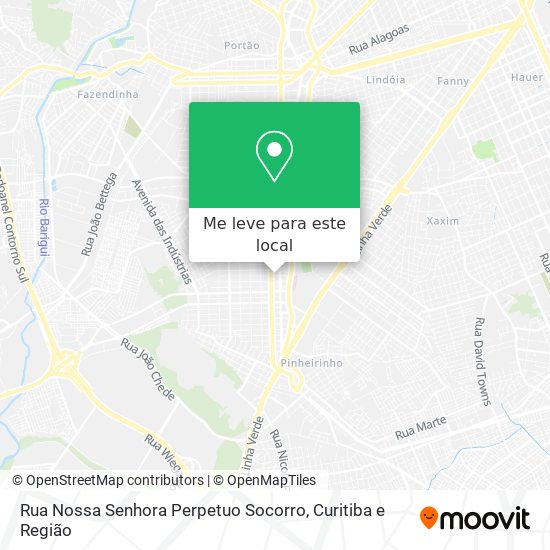 Rua Nossa Senhora Perpetuo Socorro mapa
