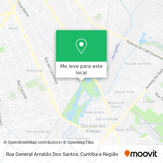 Rua General Arnaldo Dos Santos mapa