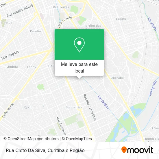 Rua Cleto Da Silva mapa