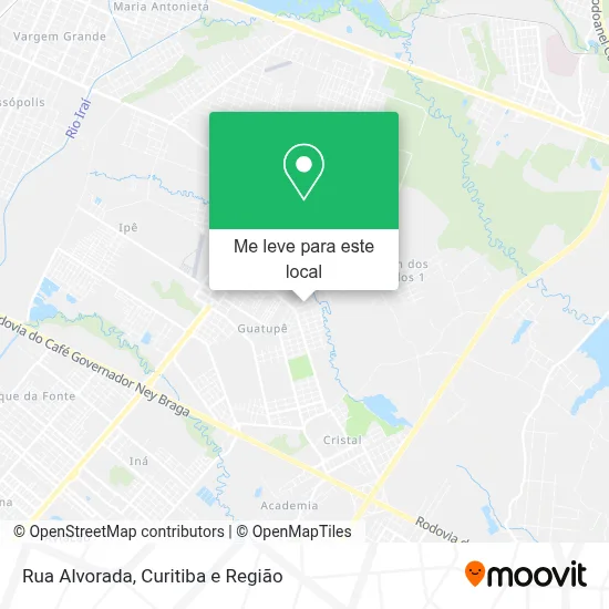 Rua Alvorada mapa