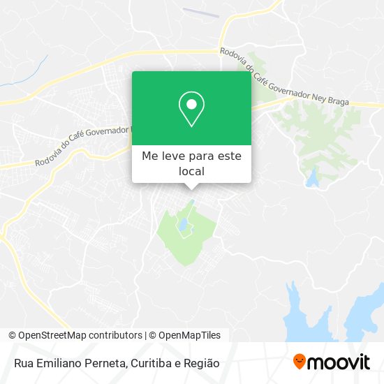 Rua Emiliano Perneta mapa