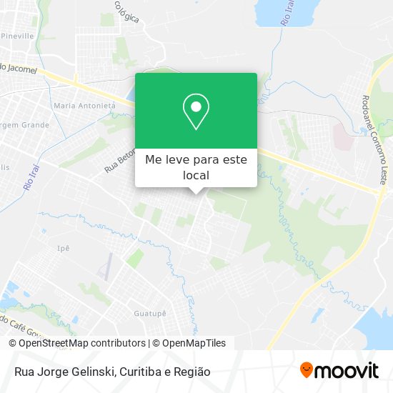 Rua Jorge Gelinski mapa