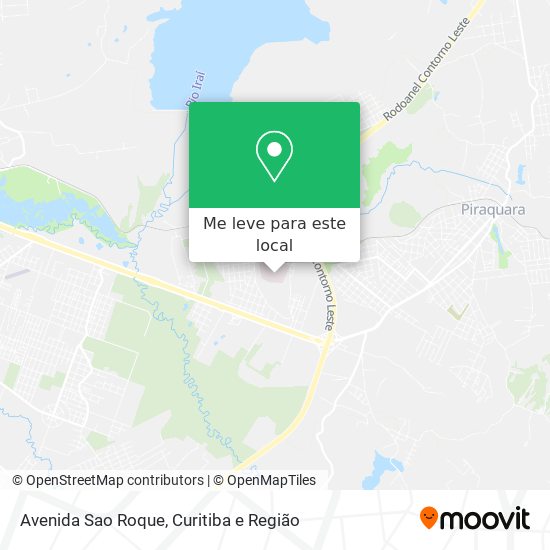 Avenida Sao Roque mapa