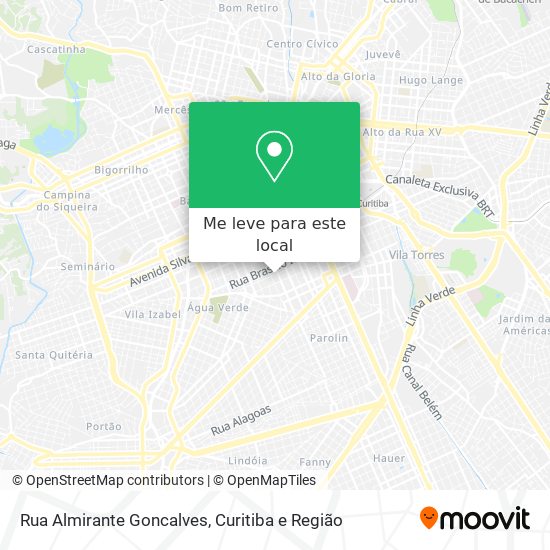 Rua Almirante Goncalves mapa