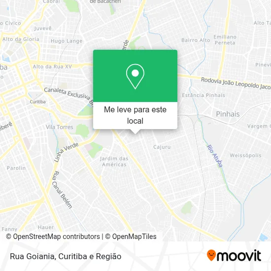 Rua Goiania mapa