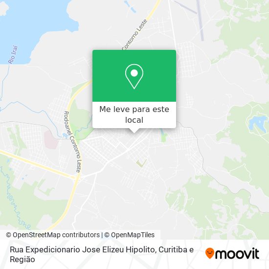 Rua Expedicionario Jose Elizeu Hipolito mapa