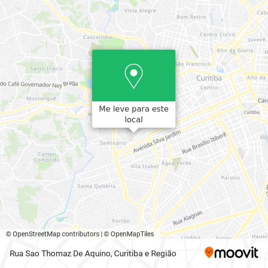 Rua Sao Thomaz De Aquino mapa