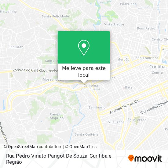 Rua Pedro Viriato Parigot De Souza mapa
