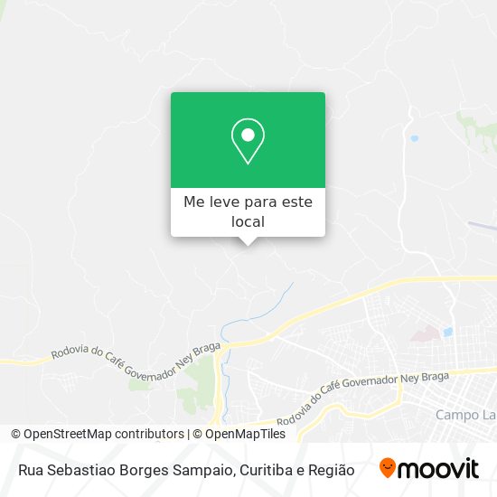 Rua Sebastiao Borges Sampaio mapa